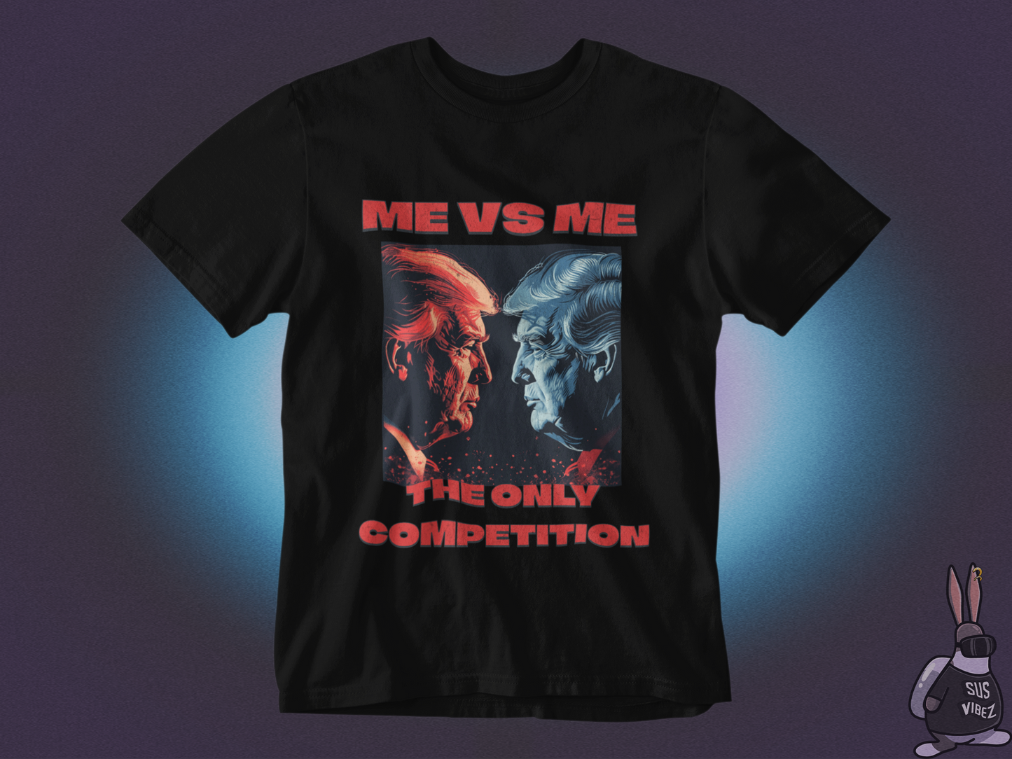 Me vs me the only competition T-shirt