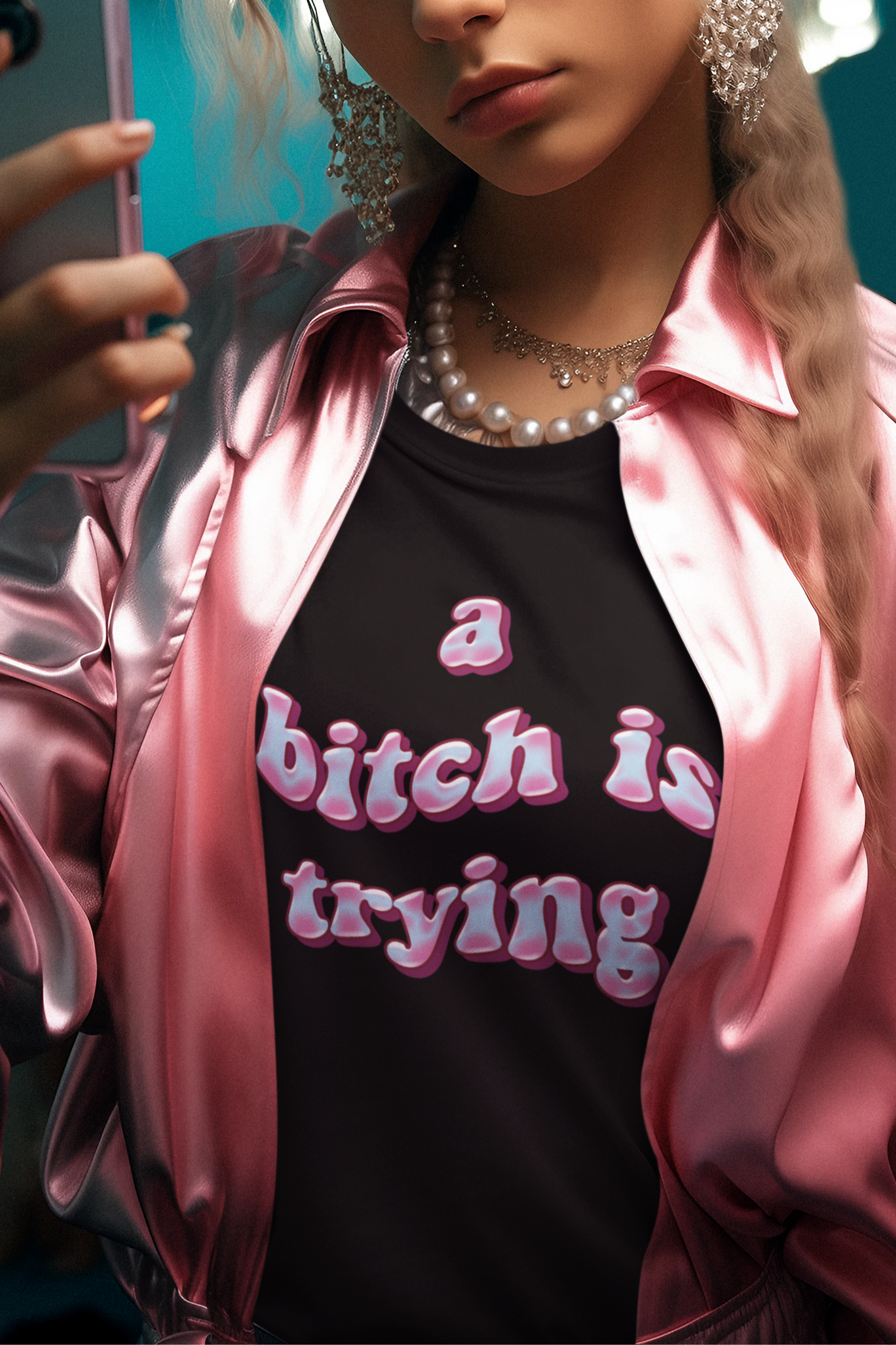 A bitch is trying T-shirt