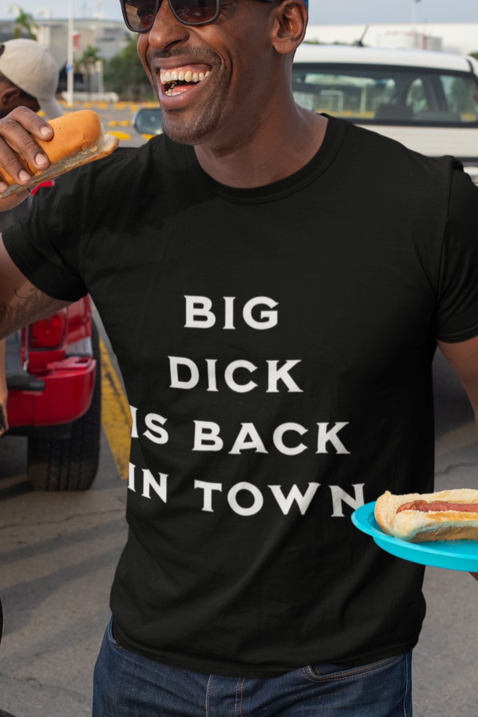 Big dick is back in town T-shirt