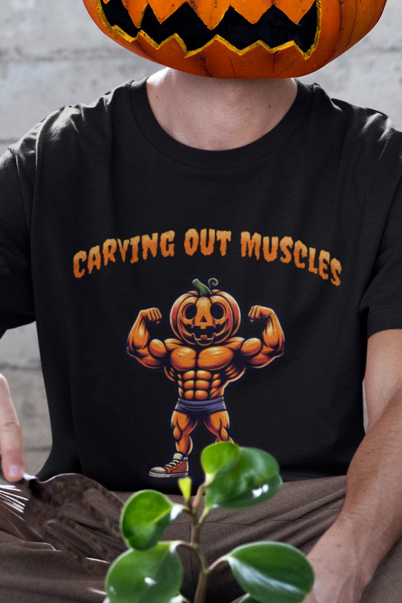 Carving out muscles T-shirt