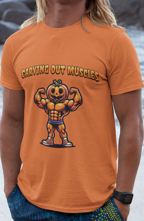Carving out muscles T-shirt