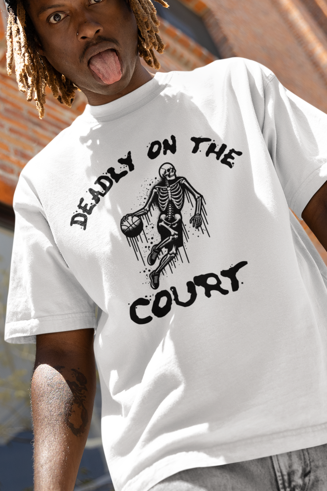 Deadly on the court T-shirt