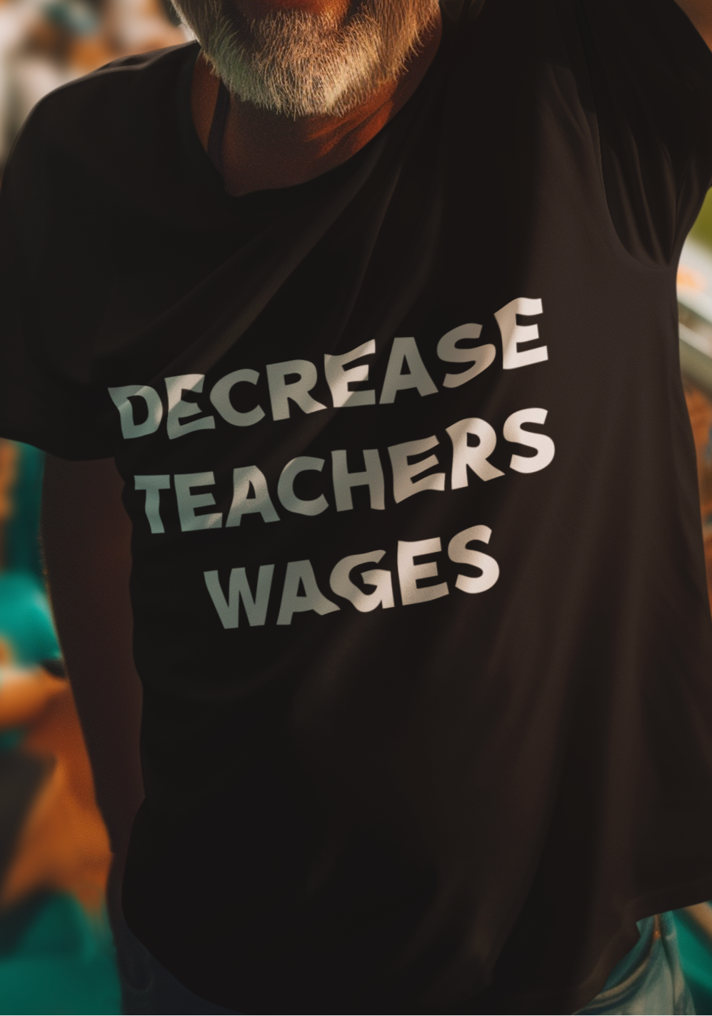 Decrease teachers wages T-shirt