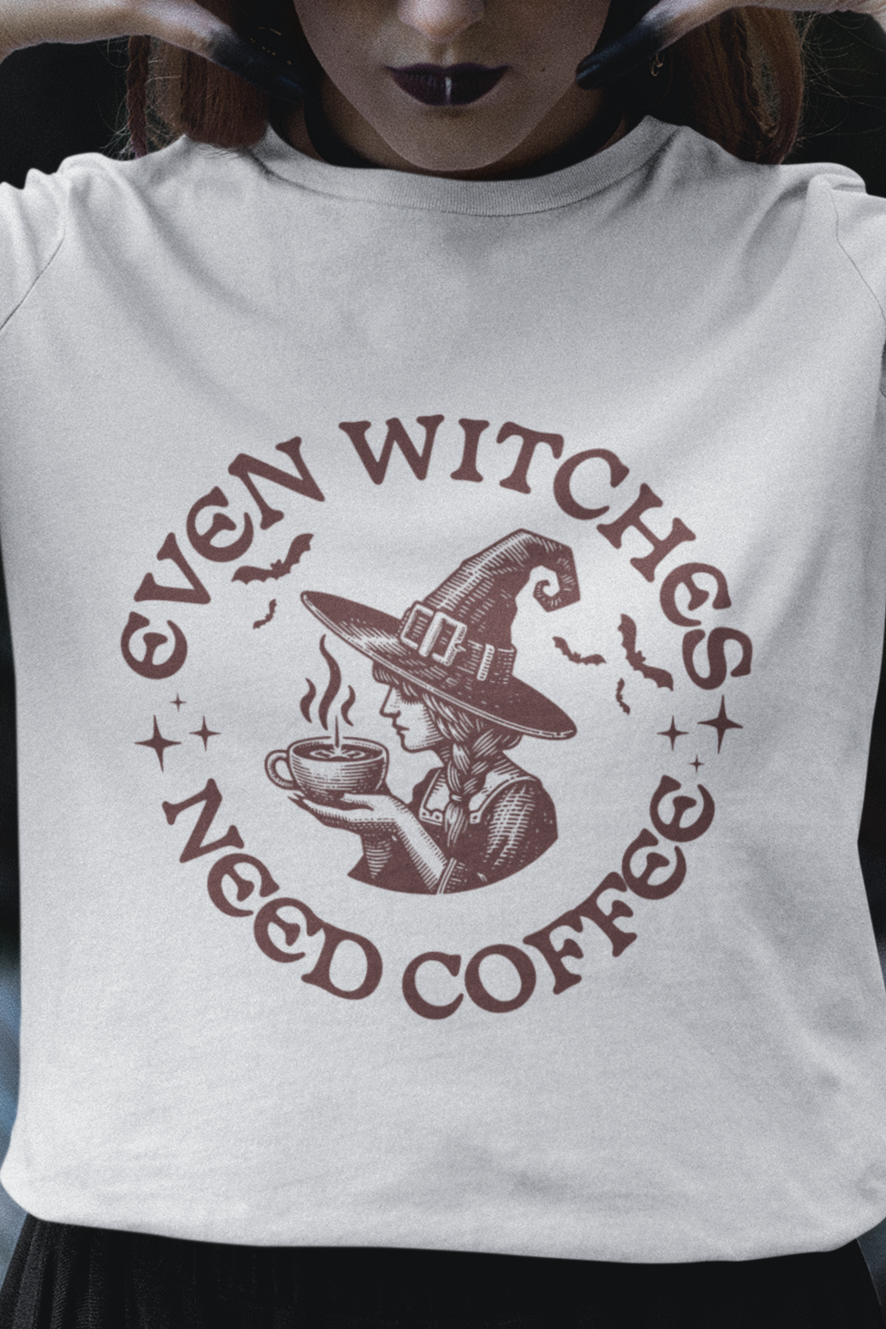 Even witches need coffee T-shirt