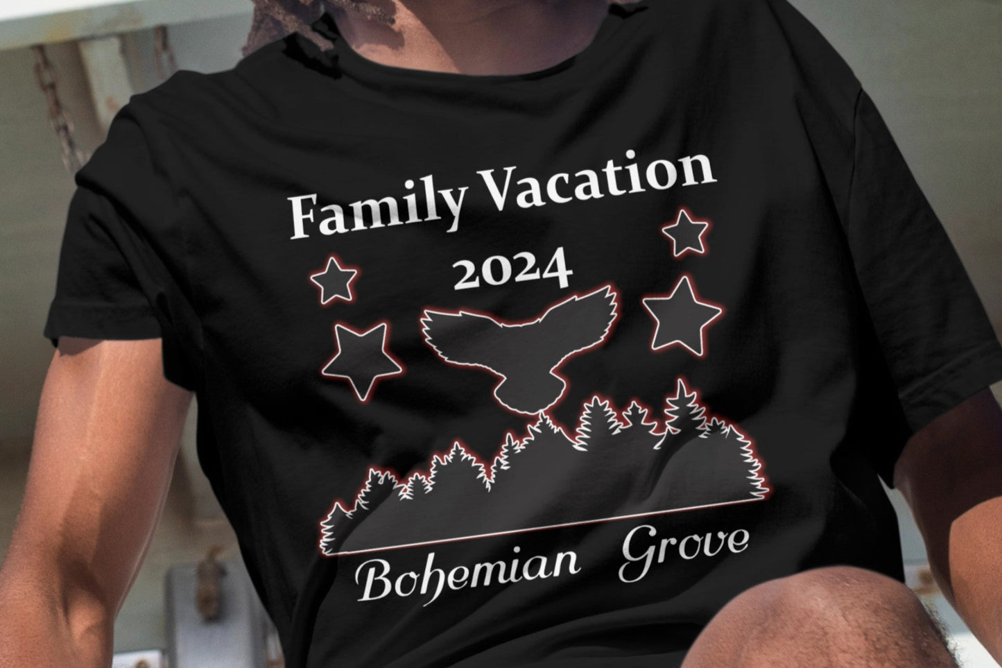 Family vacation Bohemian Grove 2024 T-shirt