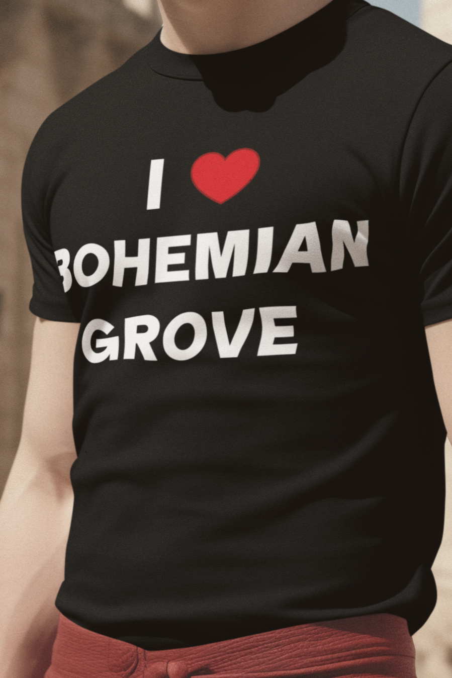 I love bohemian grove T-shirt