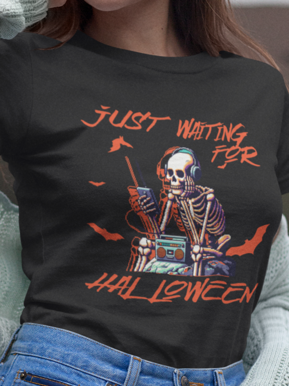 Just waiting for halloween T-shirt