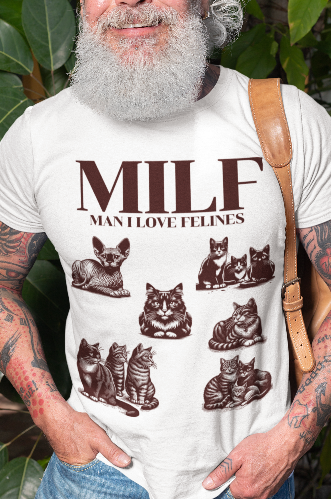 MILF man I love felines T-shirt
