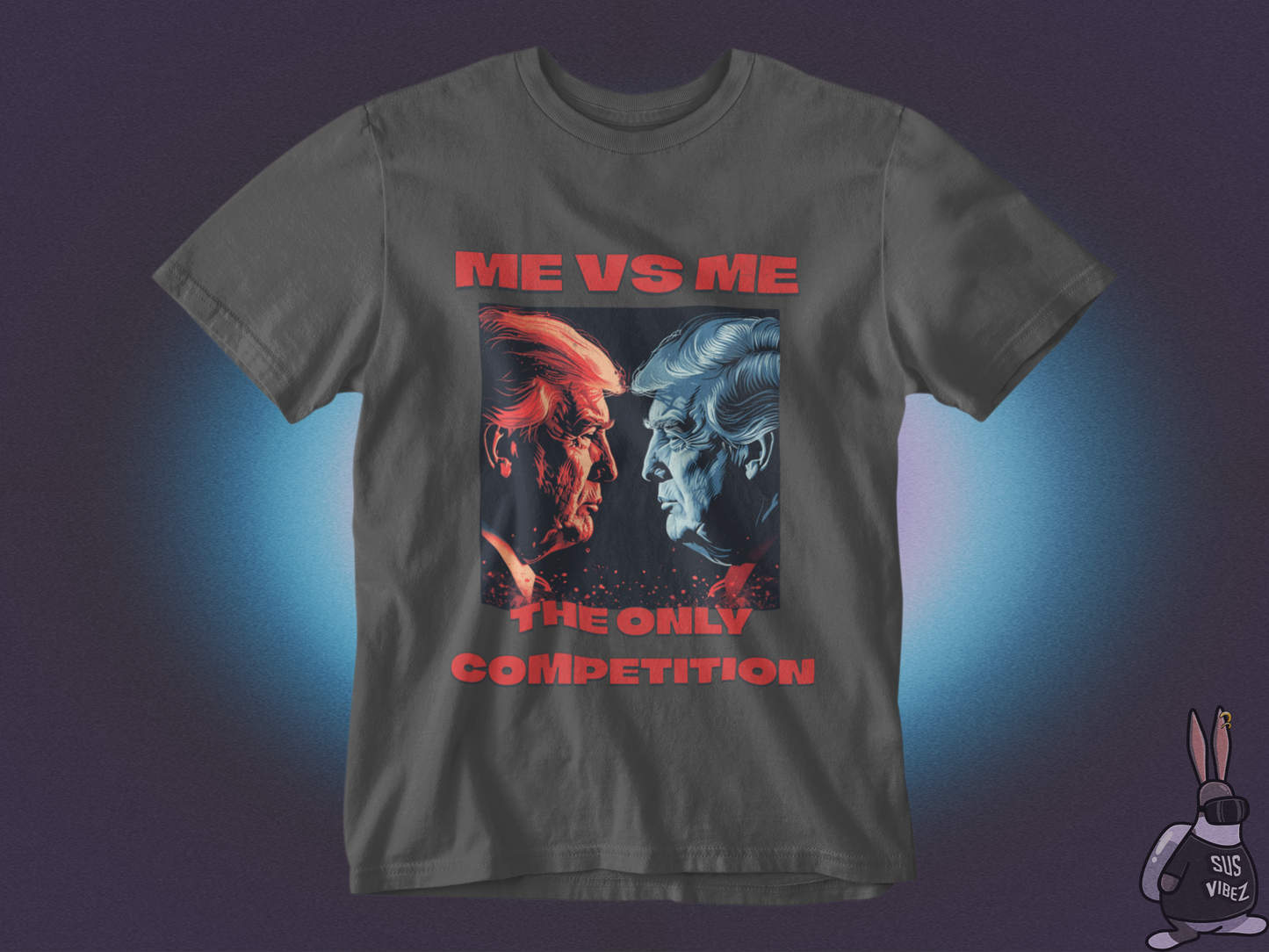 Me vs me the only competition T-shirt