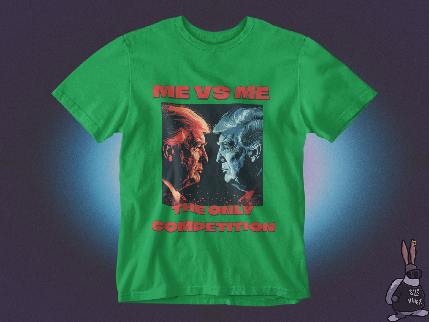 Me vs me the only competition T-shirt