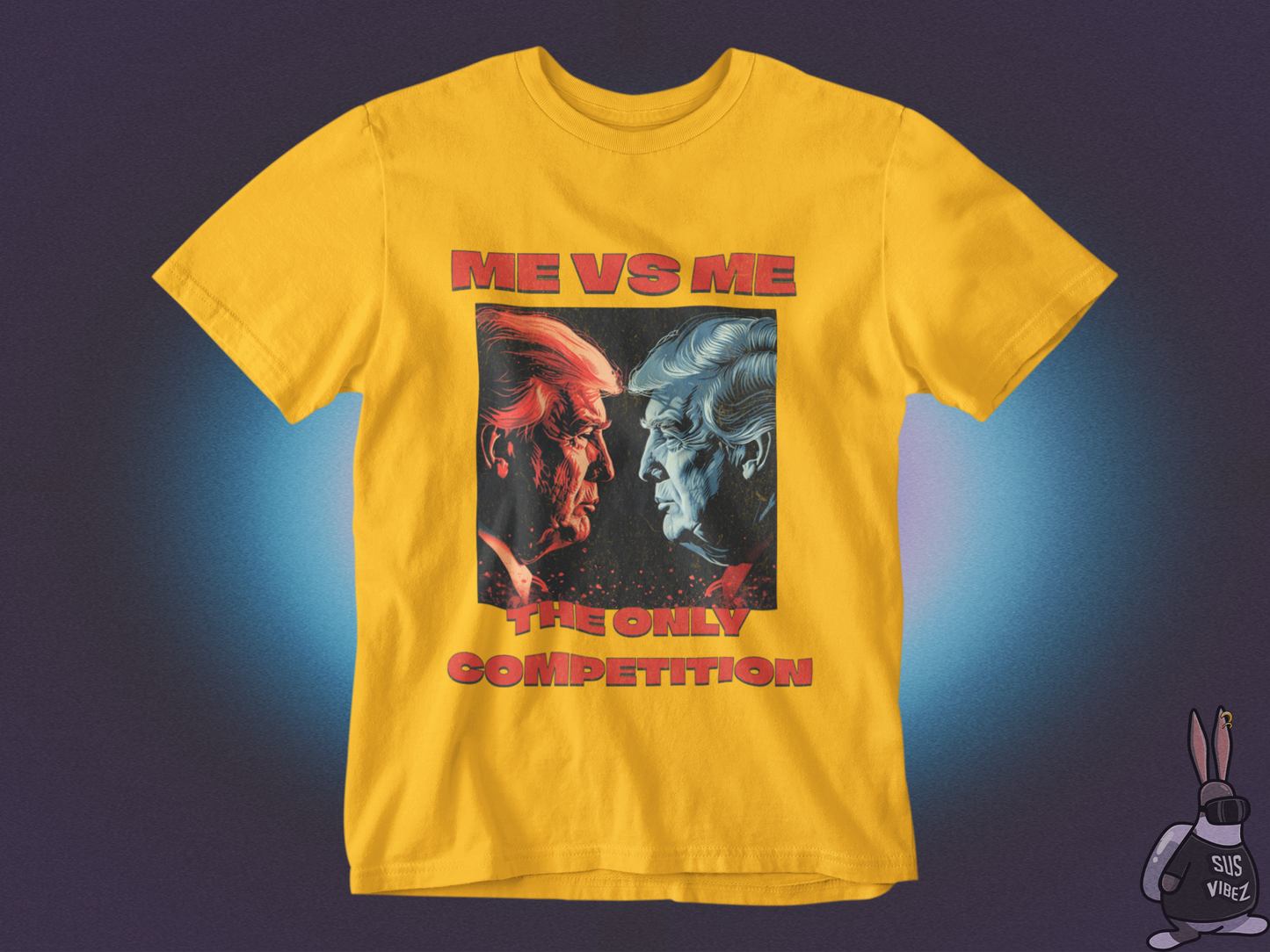 Me vs me the only competition T-shirt