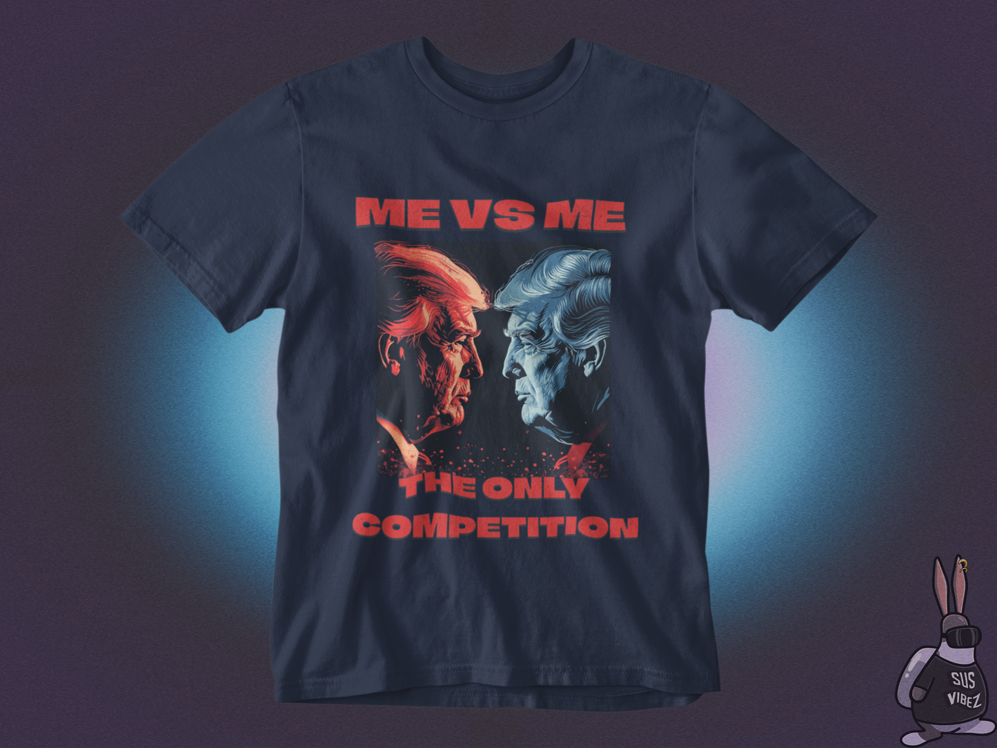 Me vs me the only competition T-shirt
