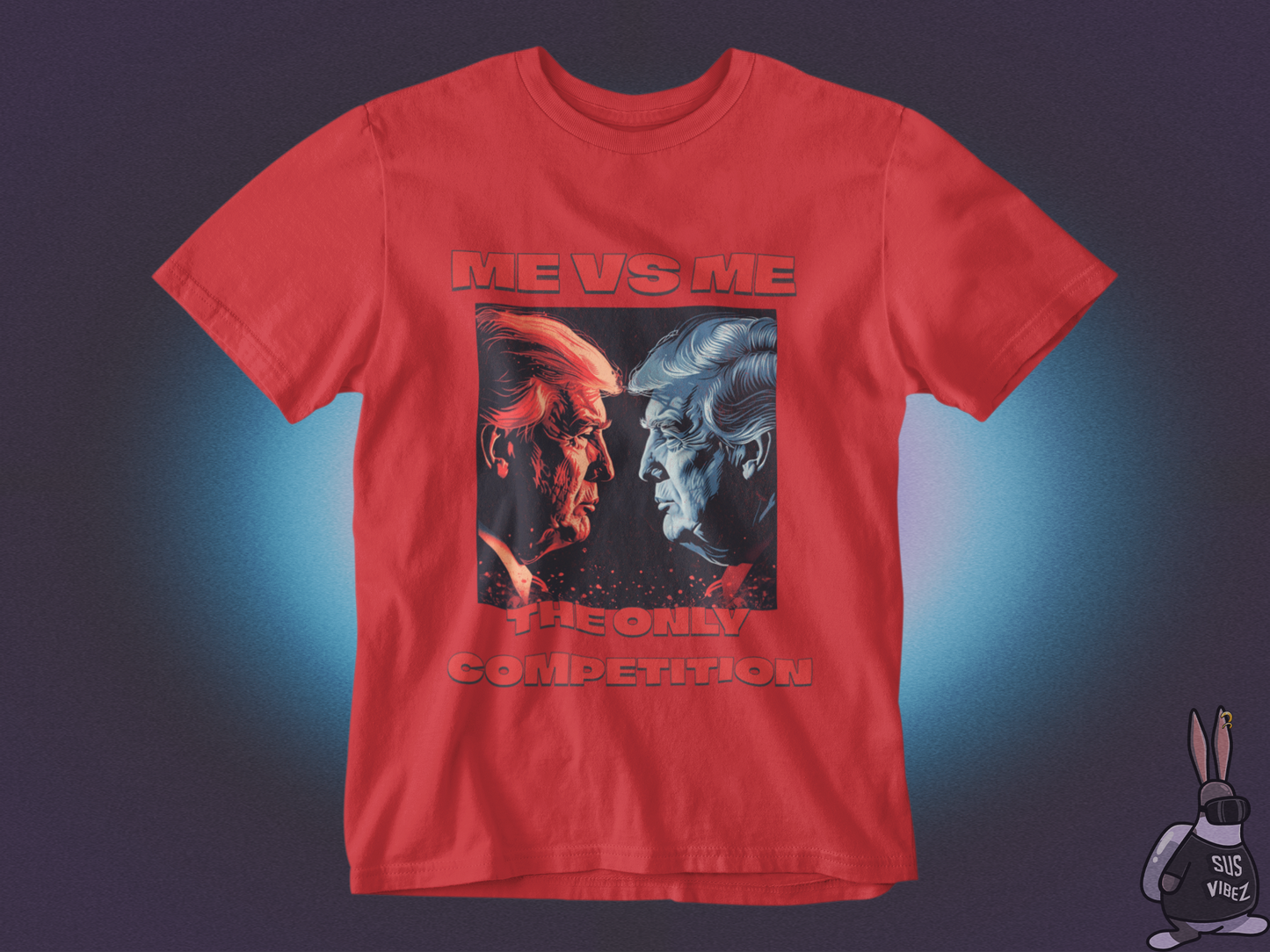 Me vs me the only competition T-shirt