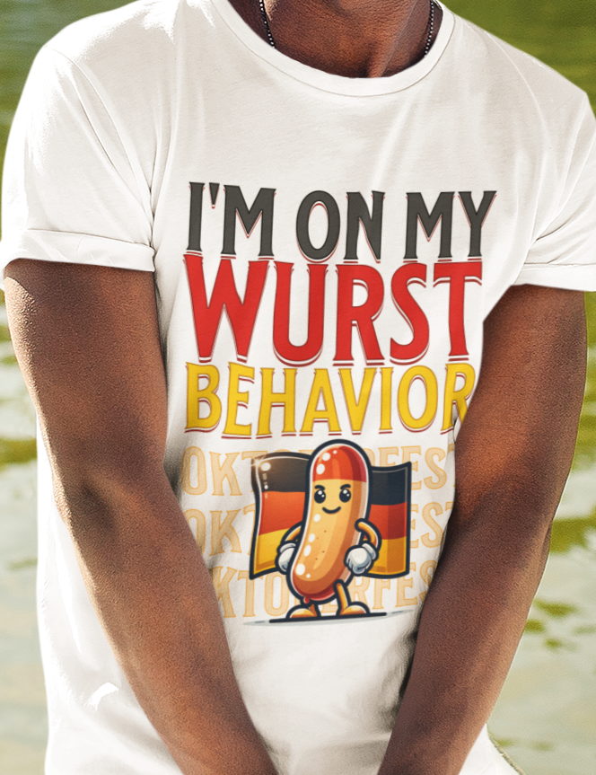 On my wurst behavior T-shirt