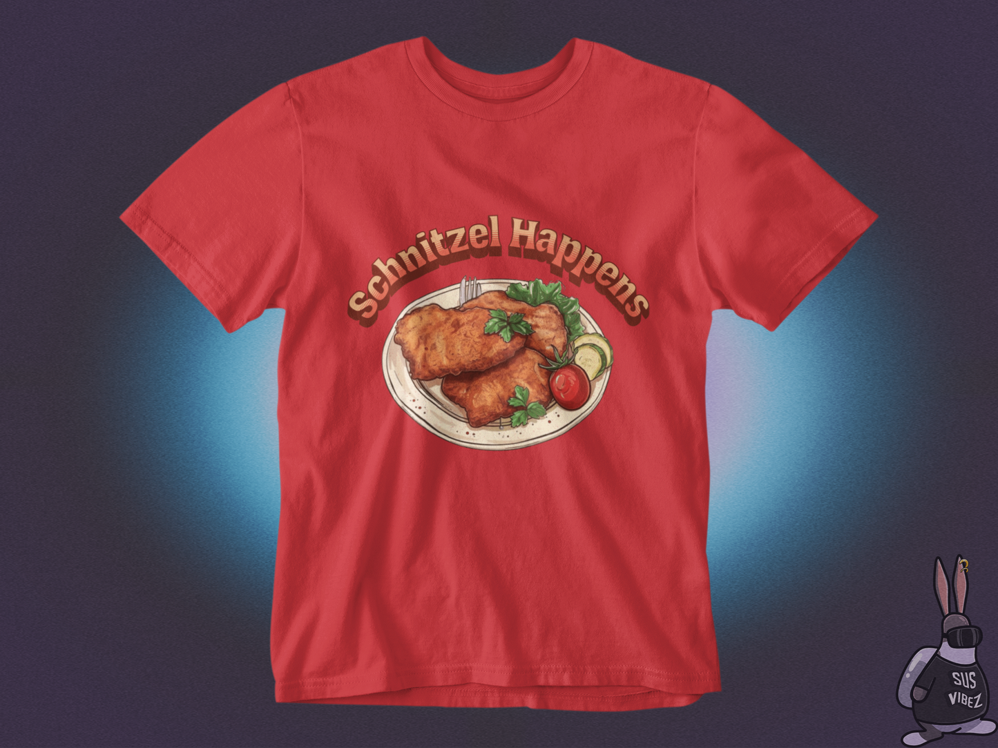 Schnitzel happens T-shirt
