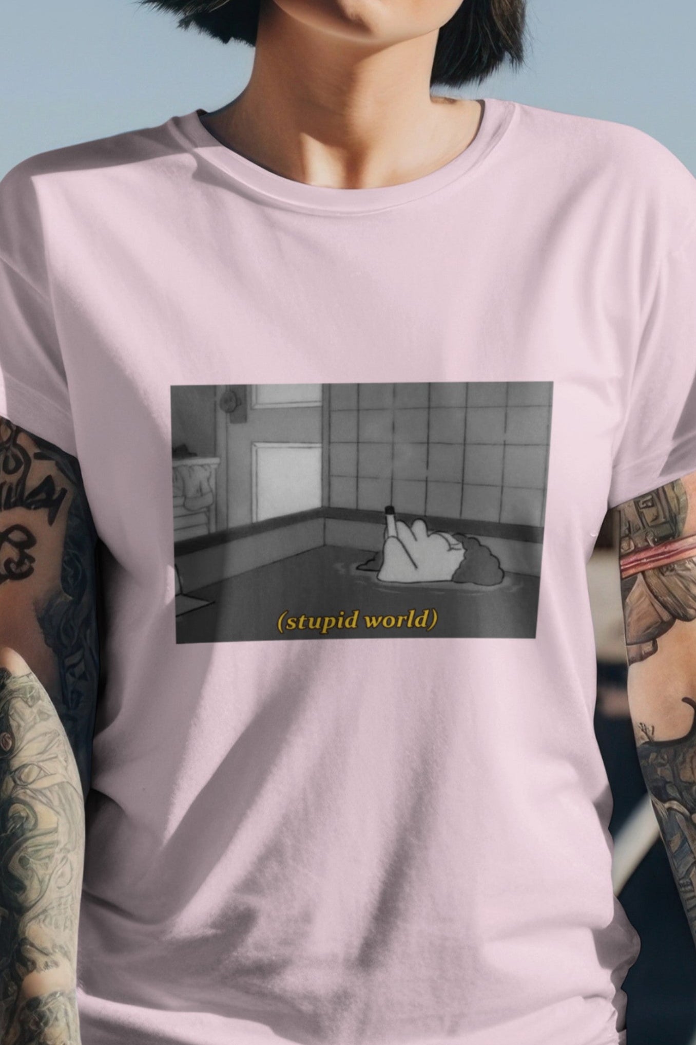Stupid world T-shirt