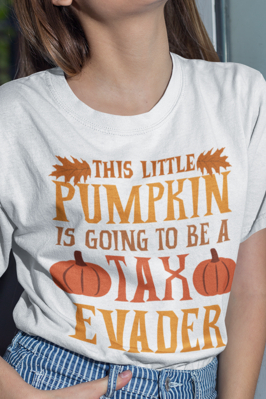 This little pumpkin is going to be a tax evader T-shirt
