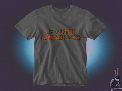 0 german 100 beer lover T-shirt