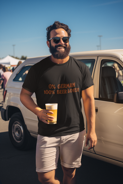 0 german 100 beer lover T-shirt