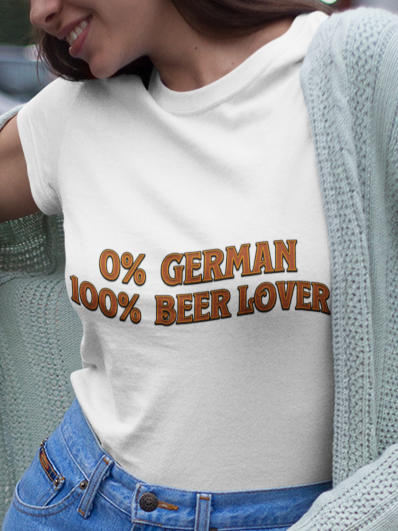 0 german 100 beer lover T-shirt