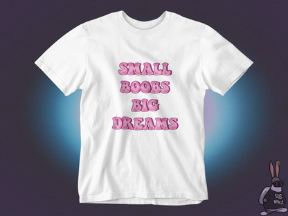 Small boobs big dreams T-shirt