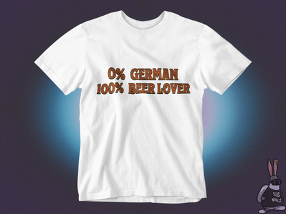 0 german 100 beer lover T-shirt