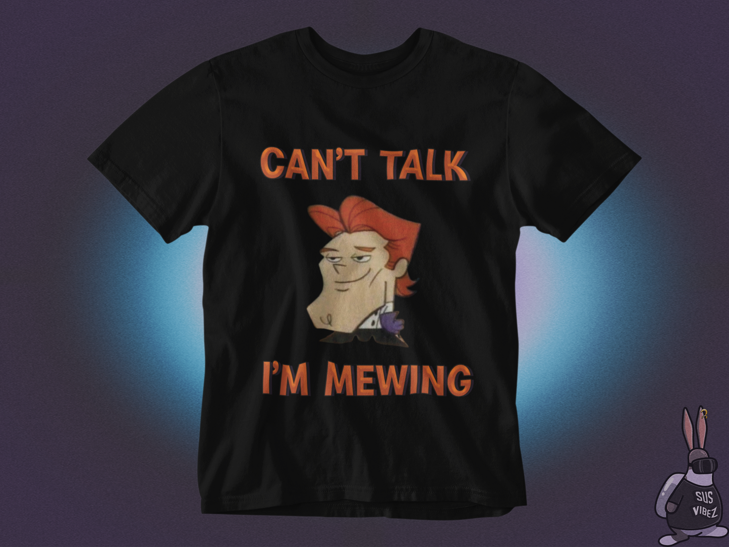 Can't talk I'm mewing Dexter T-shirt