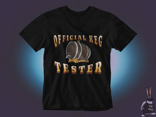 Official keg tester T-shirt