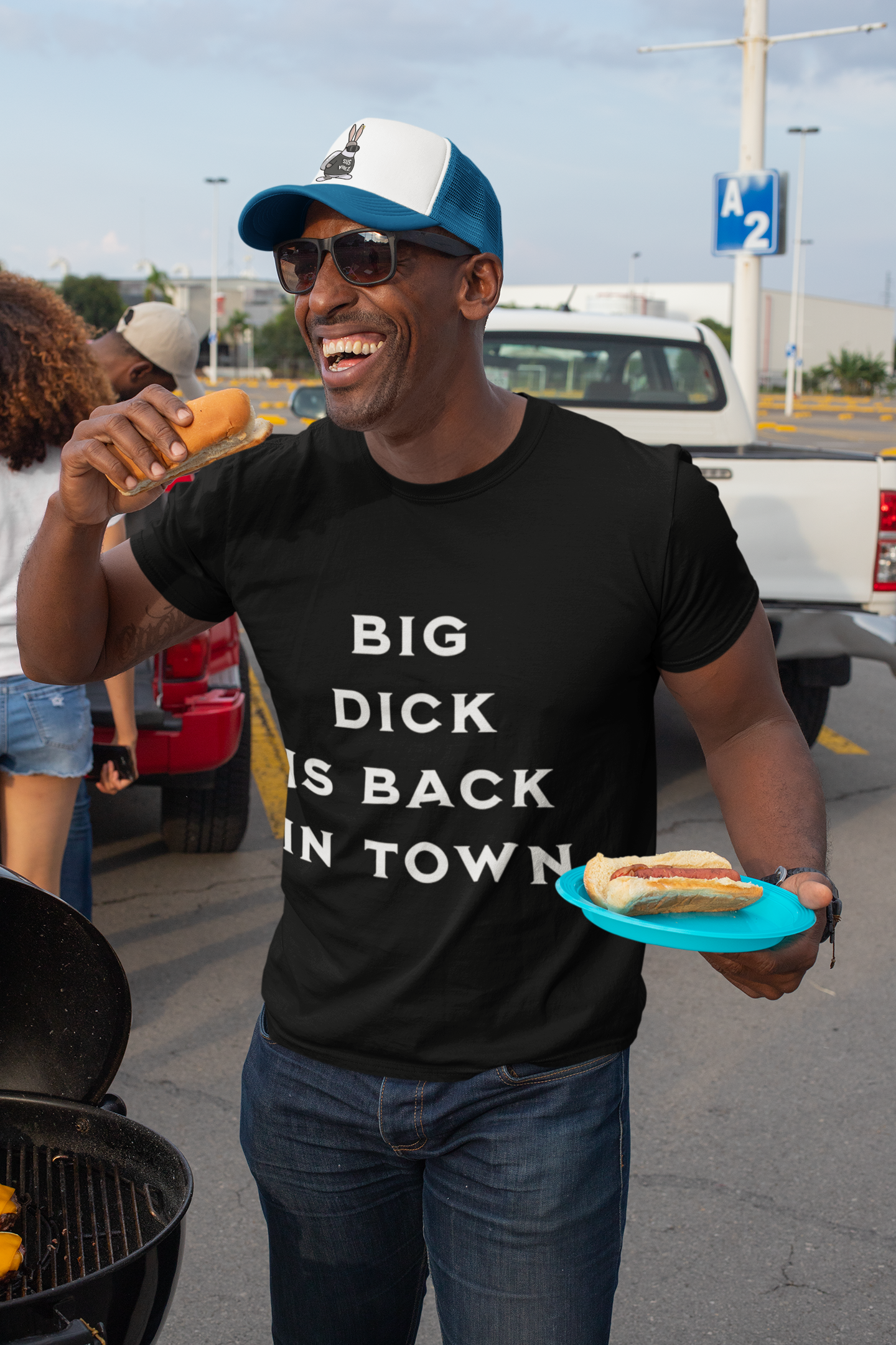 Big dick is back in town T-shirt