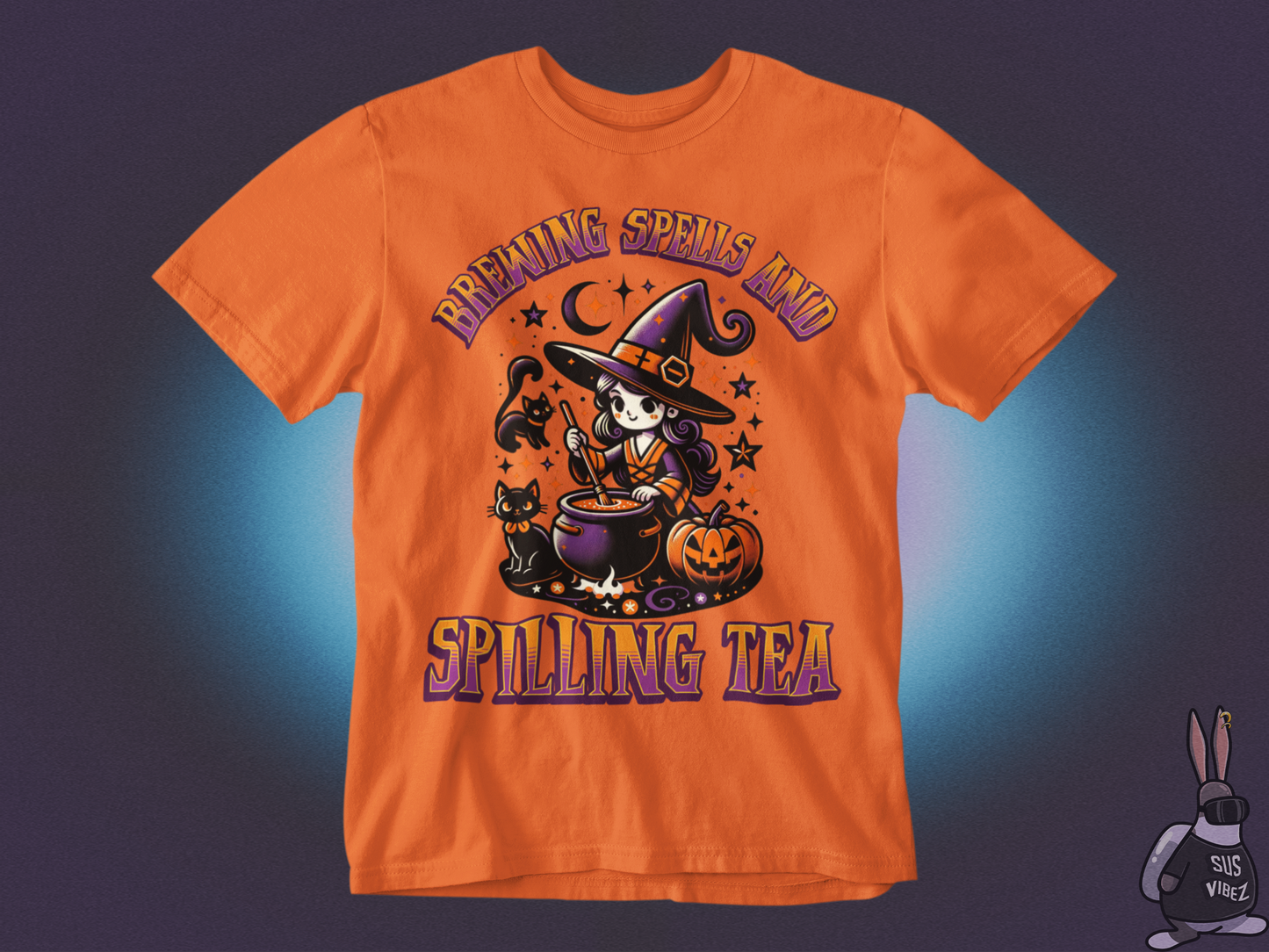 Brewing spells and spilling tea T-shirt