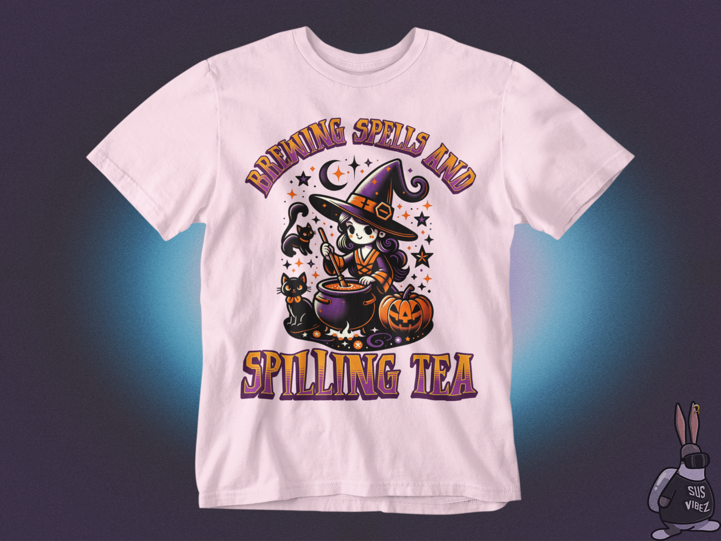 Brewing spells and spilling tea T-shirt