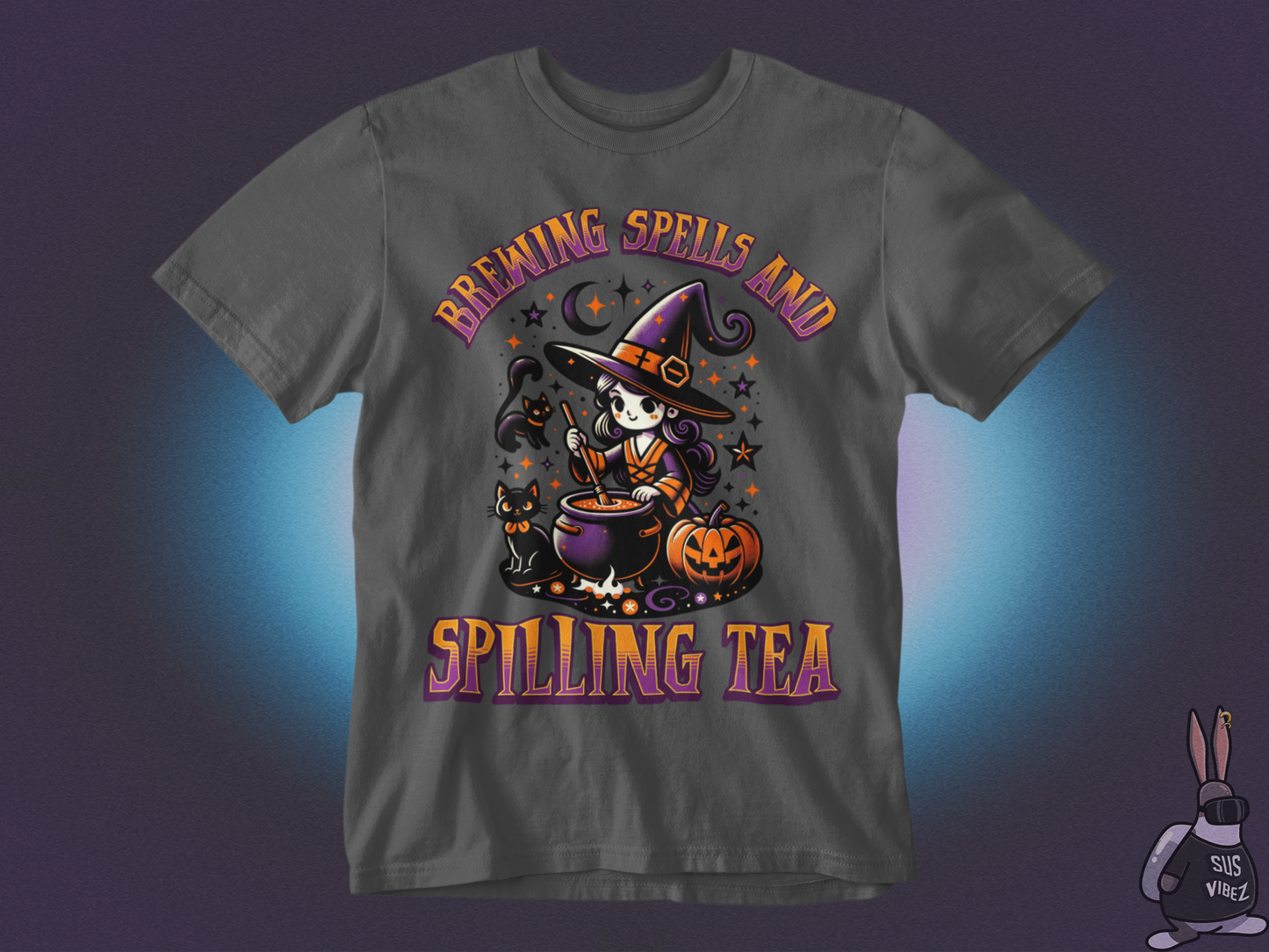 Brewing spells and spilling tea T-shirt