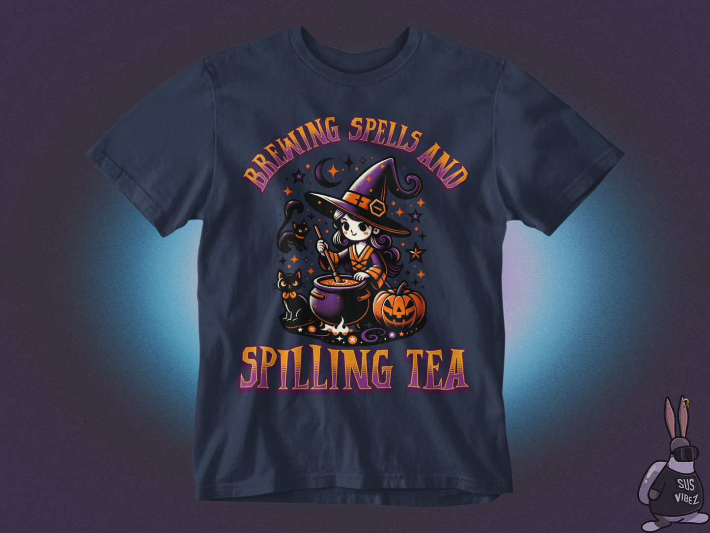 Brewing spells and spilling tea T-shirt