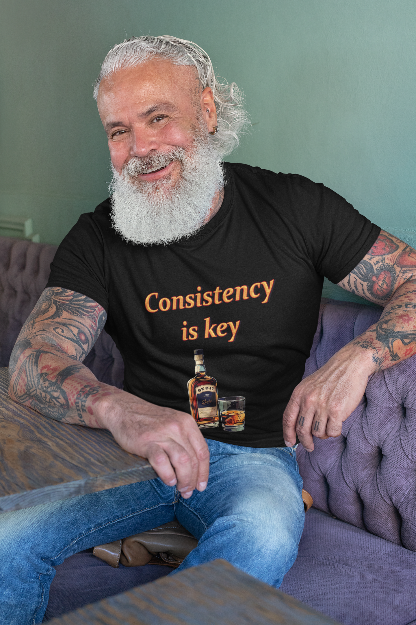 Consistency is key alcohol T-shirt