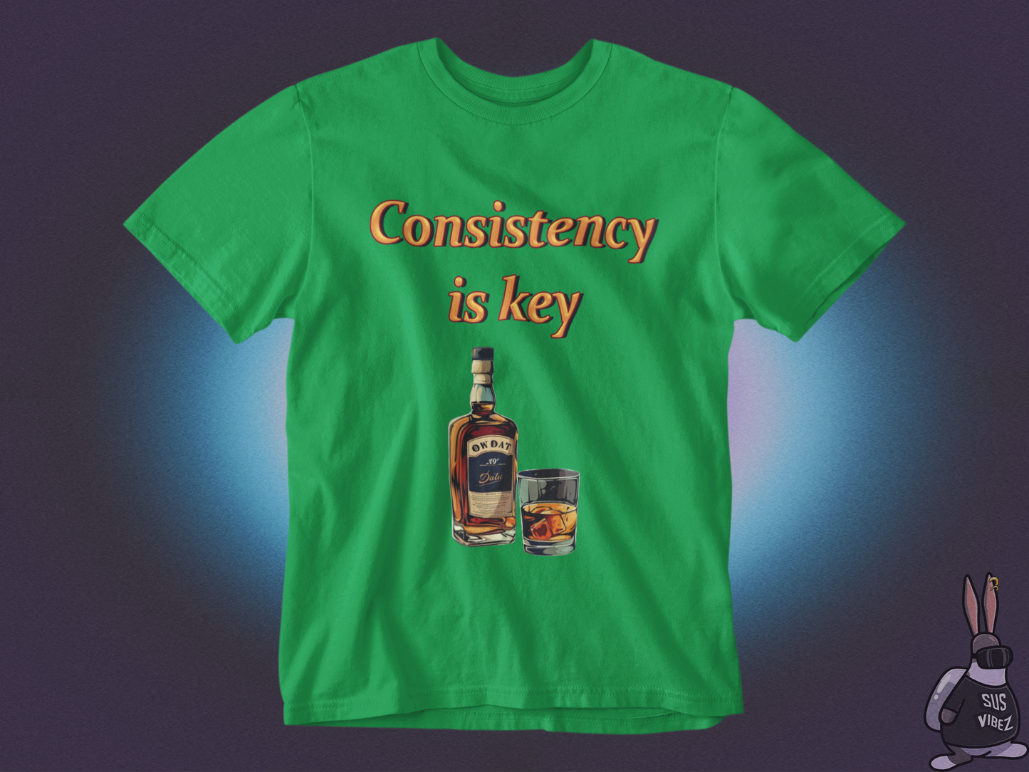 Consistency is key alcohol T-shirt