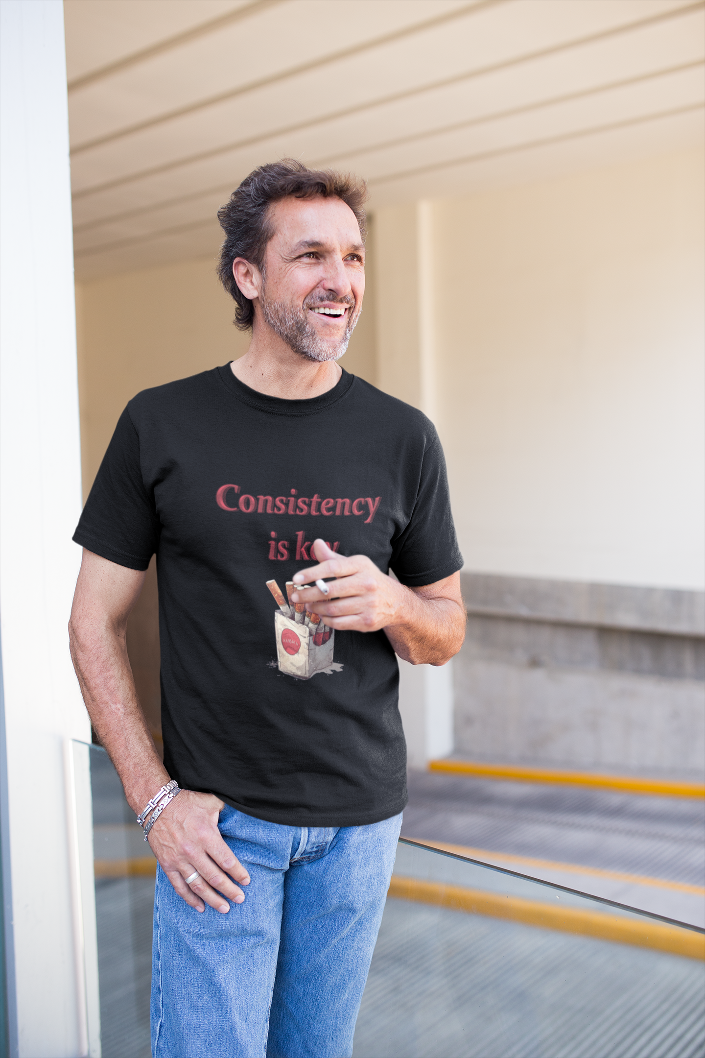 Consistency is key tobacco T-shirt