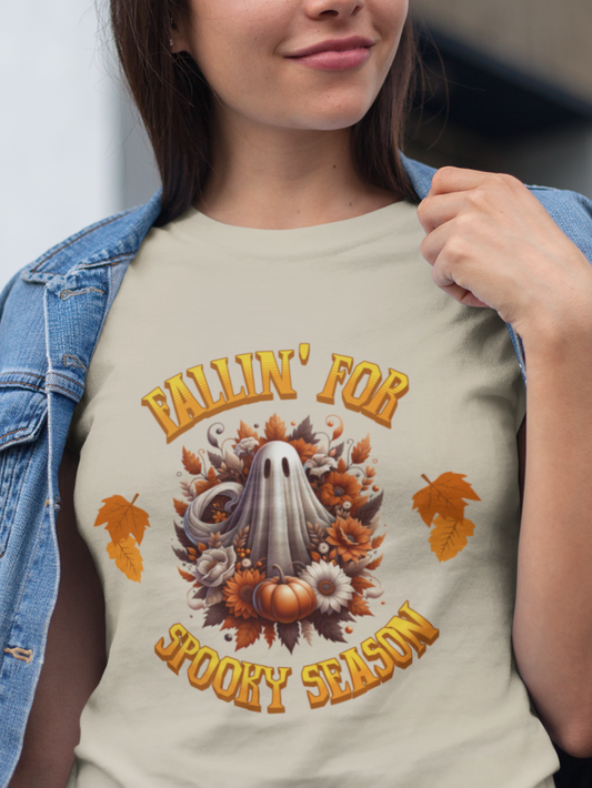 Fallin' for spooky season T-shirt