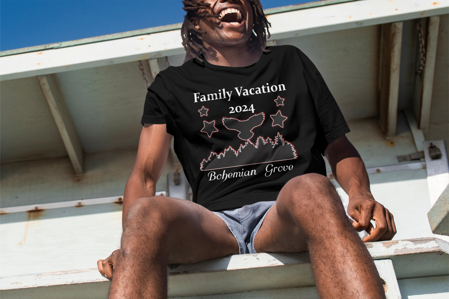 Family vacation Bohemian Grove 2024 T-shirt