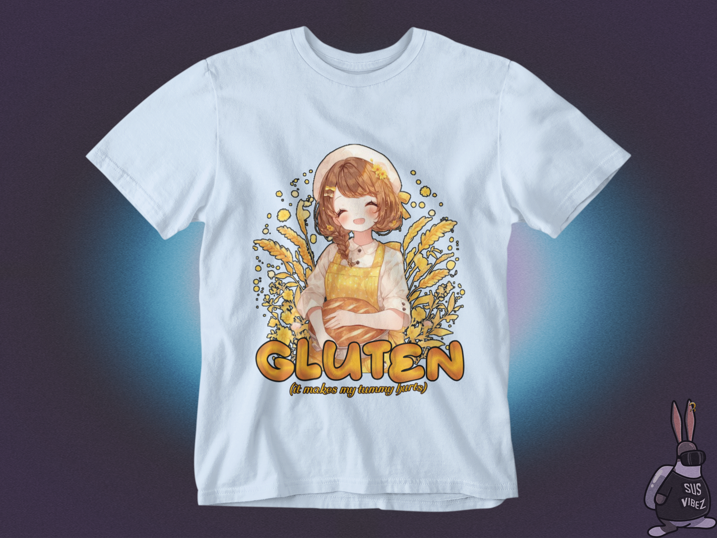 Gluten it makes my tummy hurt T-shirt