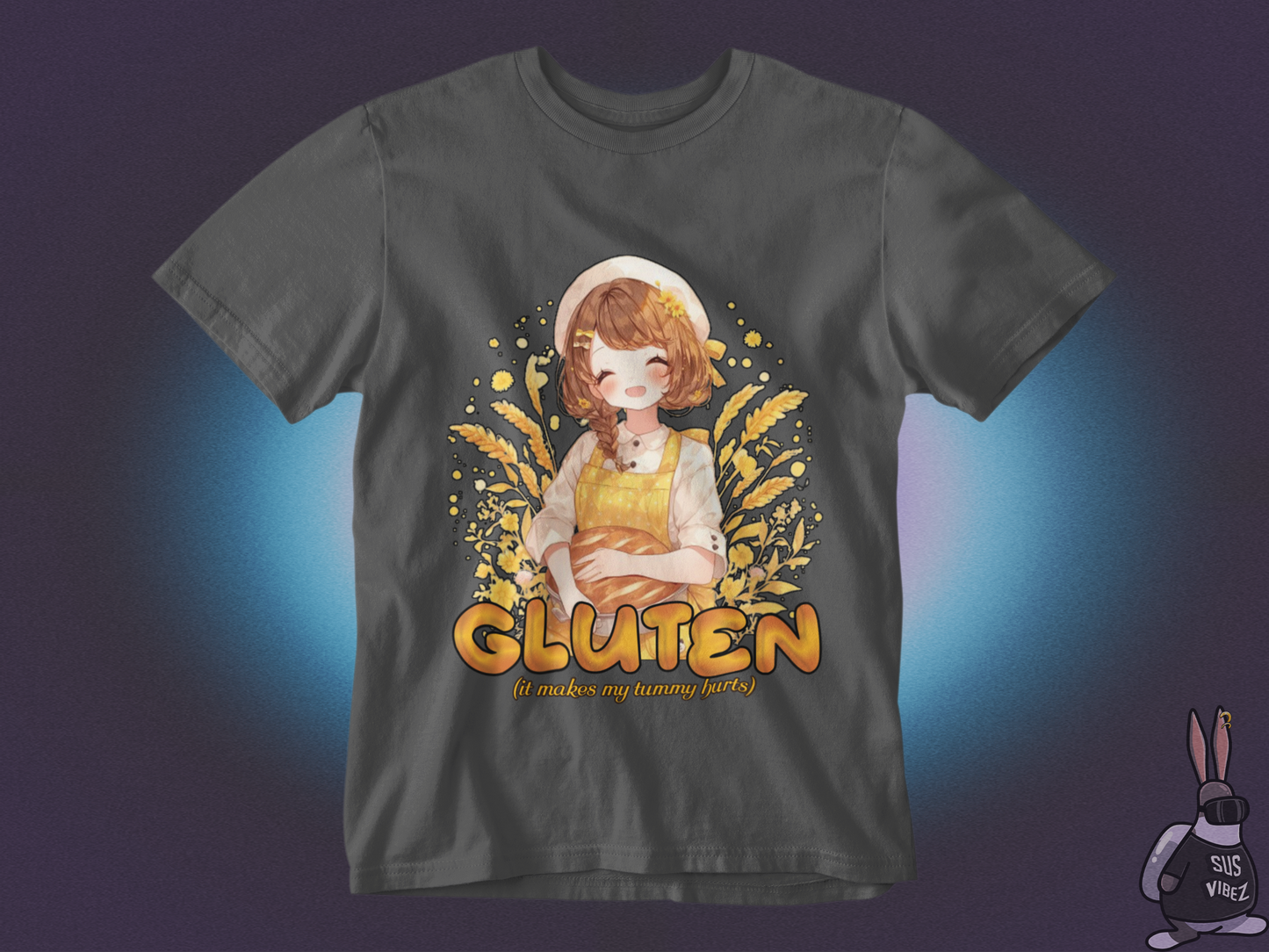 Gluten it makes my tummy hurt T-shirt