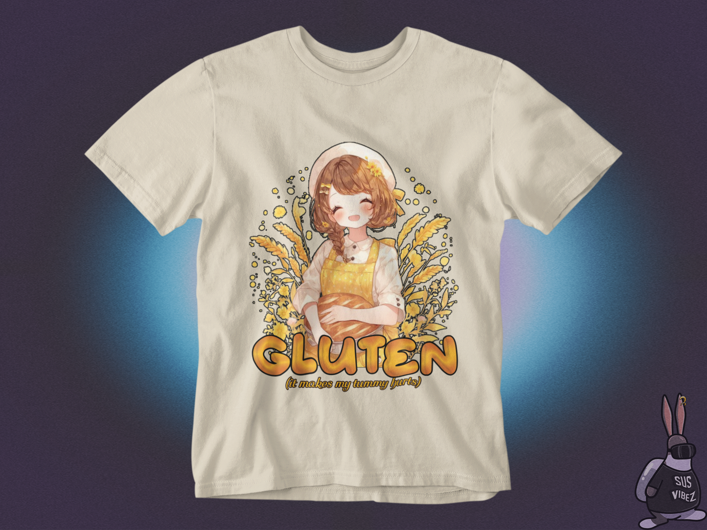 Gluten it makes my tummy hurt T-shirt