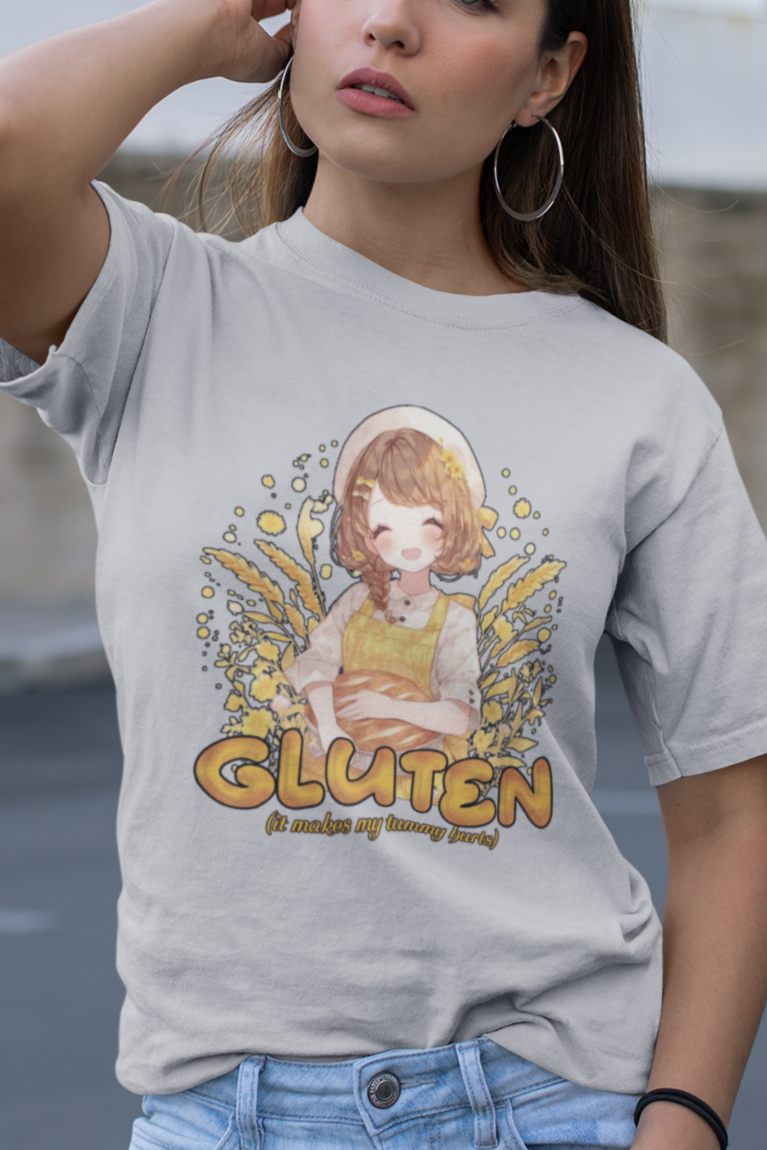 Gluten it makes my tummy hurt T-shirt