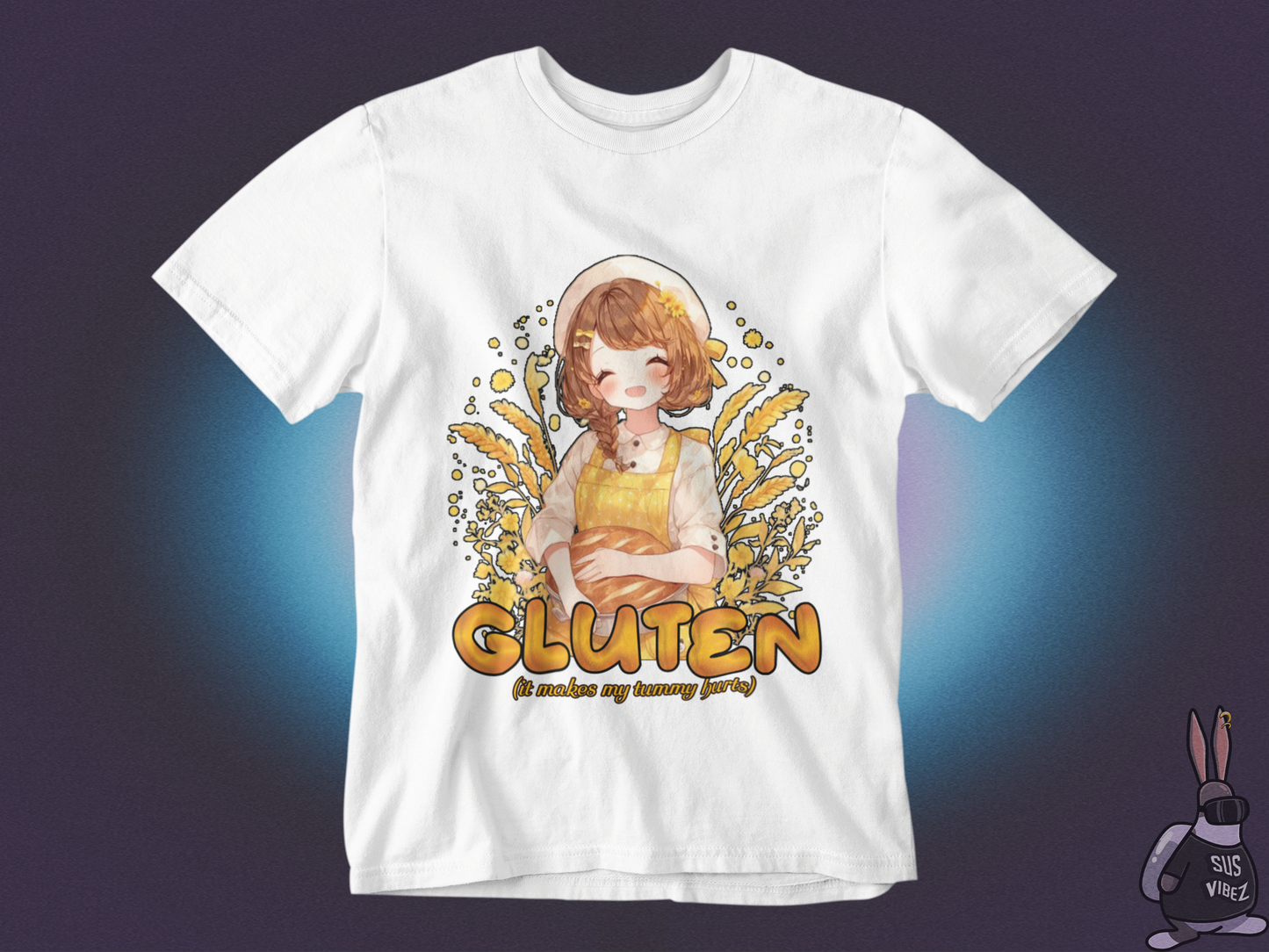 Gluten it makes my tummy hurt T-shirt