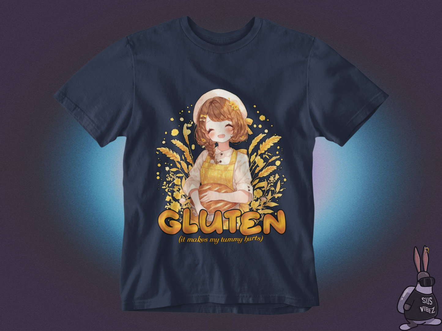 Gluten it makes my tummy hurt T-shirt