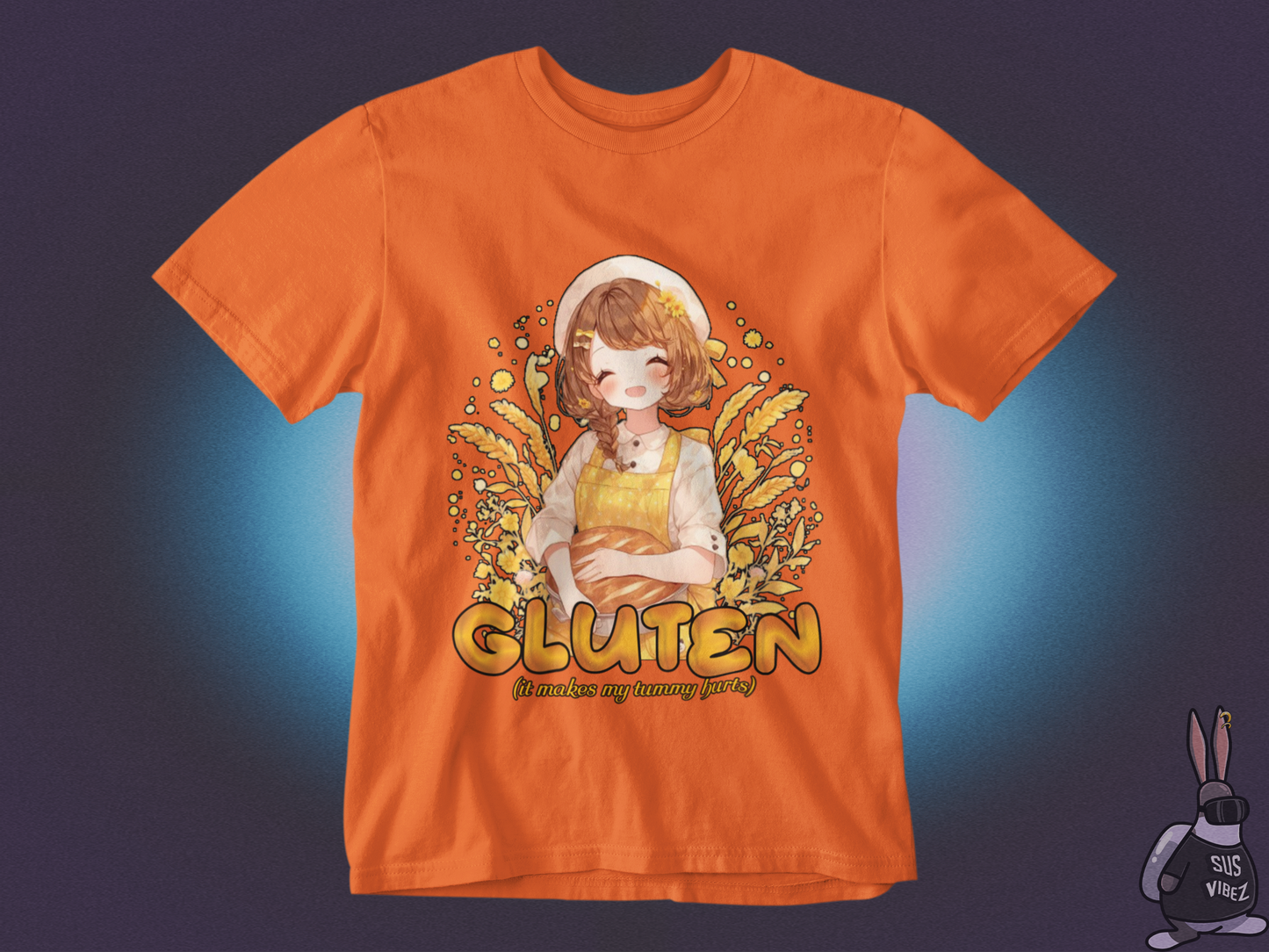 Gluten it makes my tummy hurt T-shirt