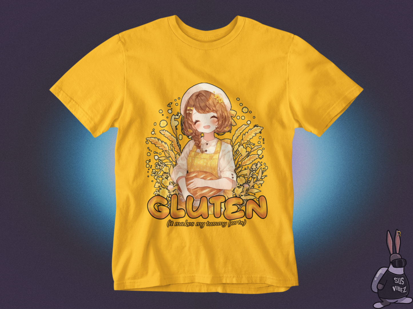 Gluten it makes my tummy hurt T-shirt