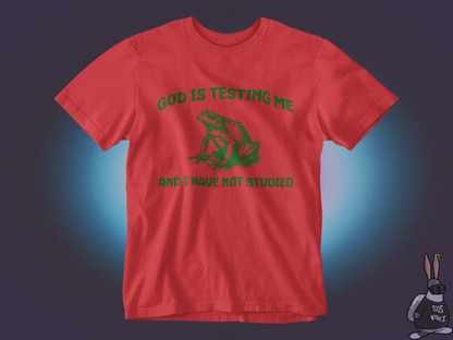 God is testing me and I have not studied T-shirt