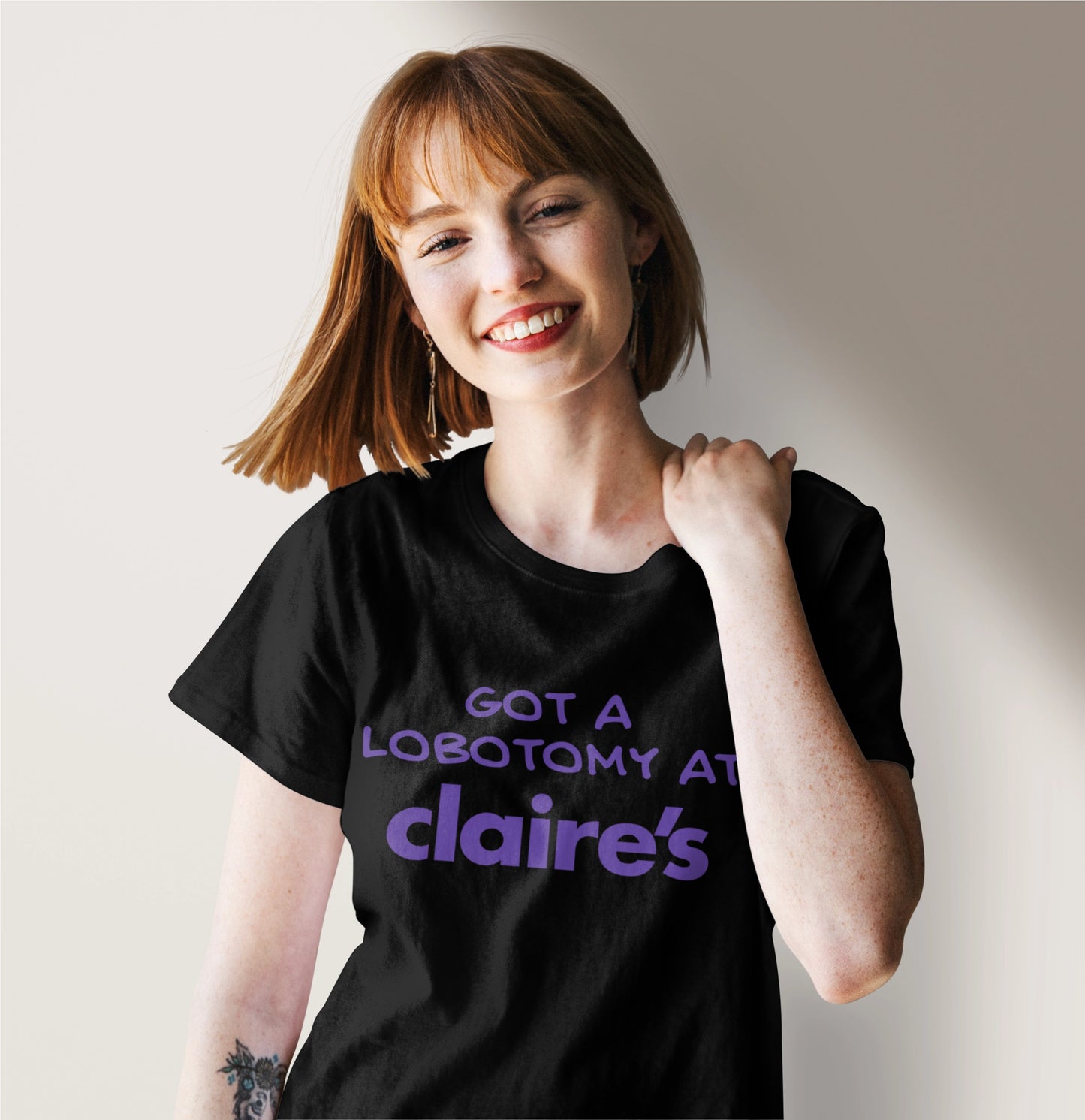 Got a lobotomy at claire's T-shirt