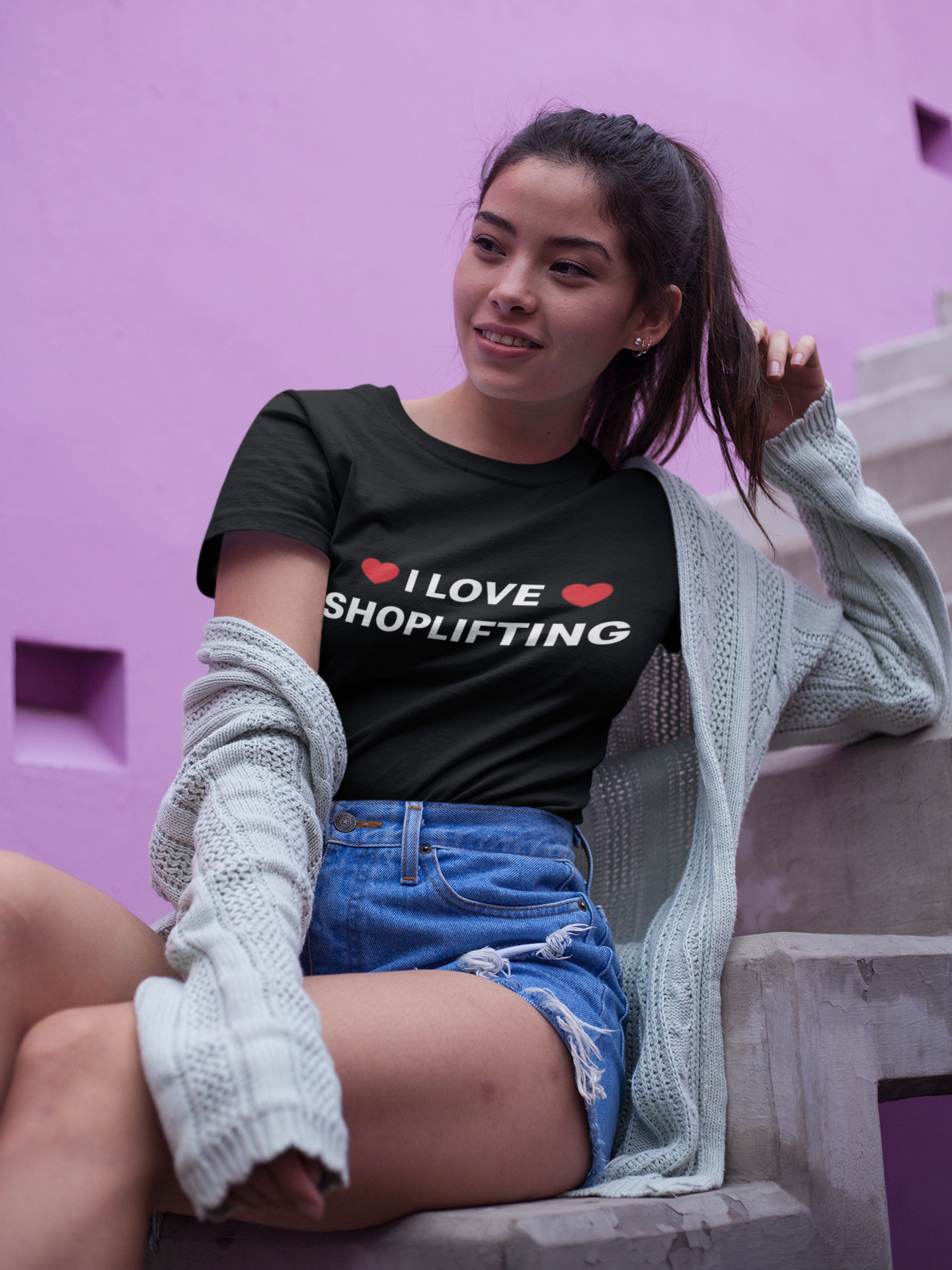 I love shoplifting T-shirt