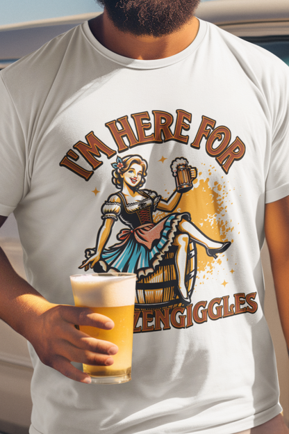 I'm here for schitzengiggles T-shirt